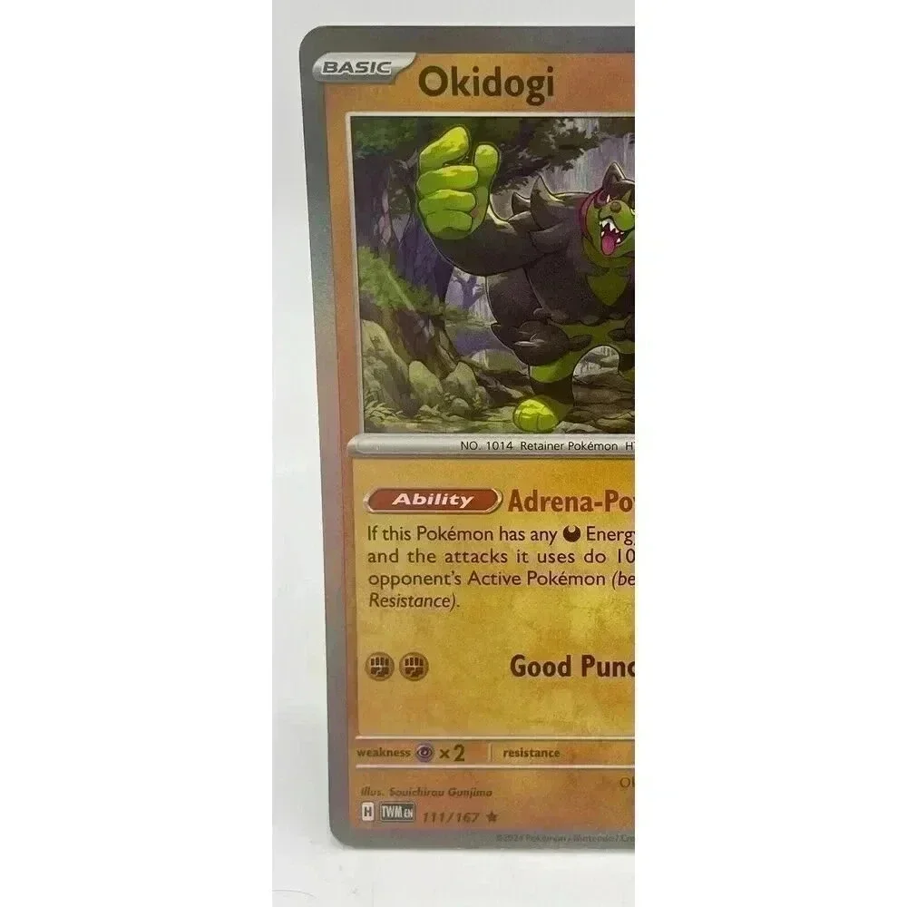 Okidogi 111/167 S & V Twilight‎ Masquerade Rare Pokemon TCG Holo Mint Unplayed